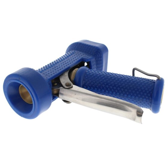 Heavy Duty Blue Wash Down Gun with Rubber Handle - 1/2" BSPP Inlet