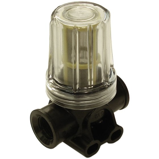 Inline Suction Filter - Bowl Type - 1/2" BSP Female