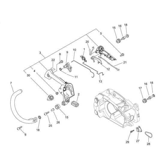Reach Handle for Shindaiwa 320TS