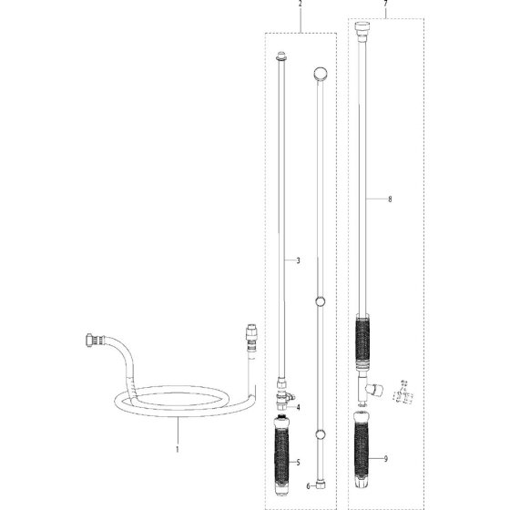 Spray Lance Assembly for Husqvarna