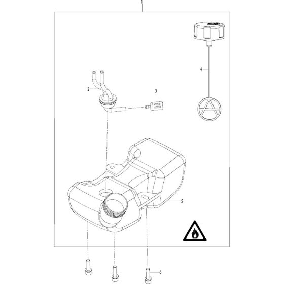 Fuel System for Husqvarna 321 S25