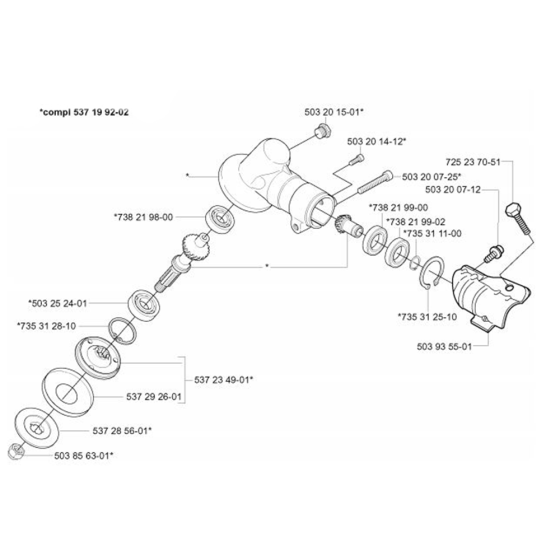 Bevel Gear for Husqvarna 323 L