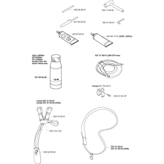 Husqvarna 323 LD Accessories