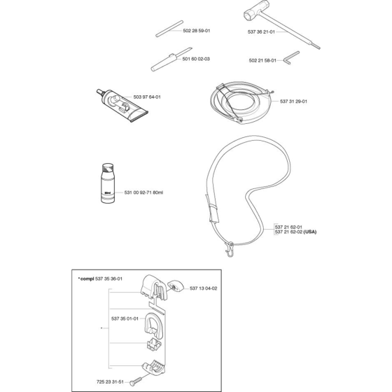 Husqvarna 324 LDx Accessories