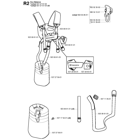 Harness Assembly for 324RX