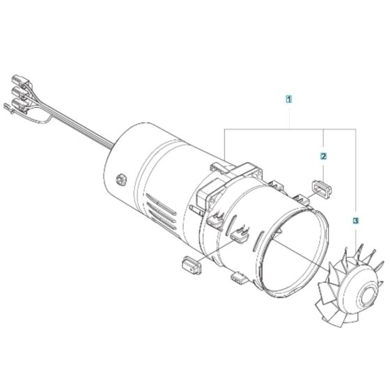 Fan for Husqvarna 325iB