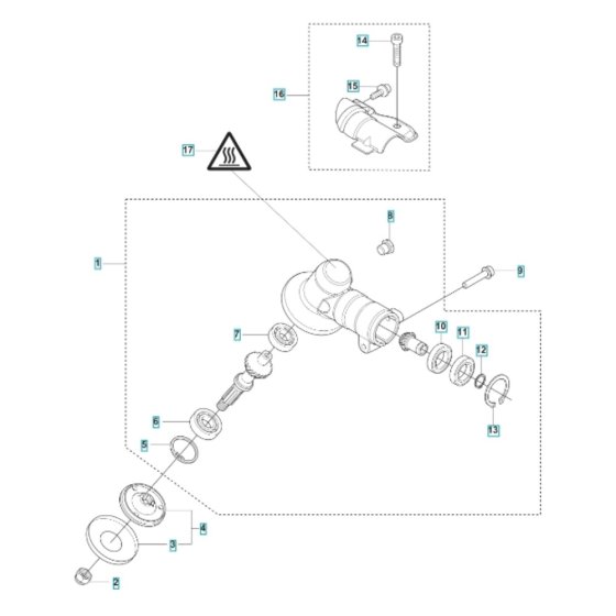 Bevel Gear for Husqvarna 325iR