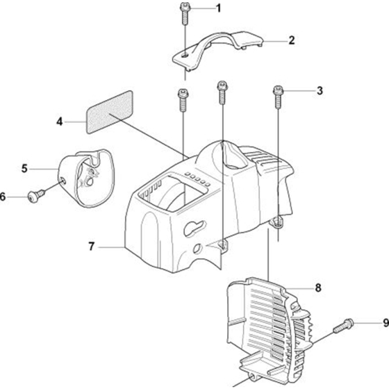 Cover for Husqvarna 325 LDx