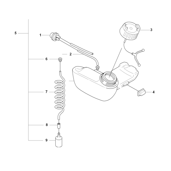 Fuel Tank Assembly for 325RJX