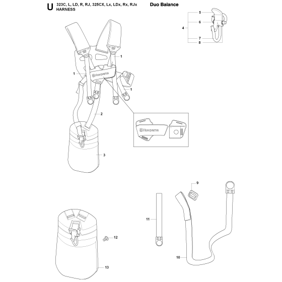 Harness Assembly for 325RJX