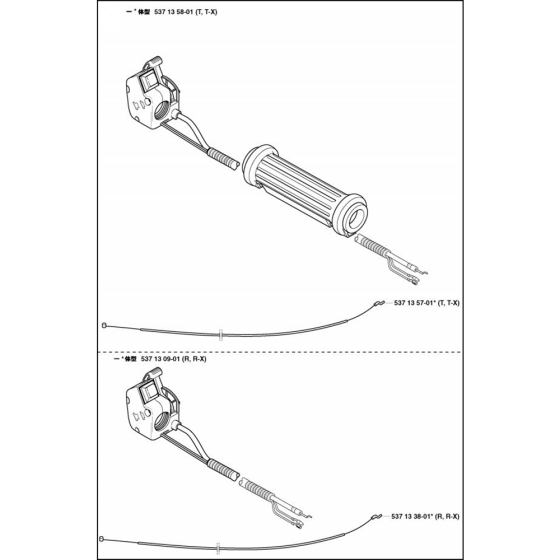 Throttle Controls for Husqvarna