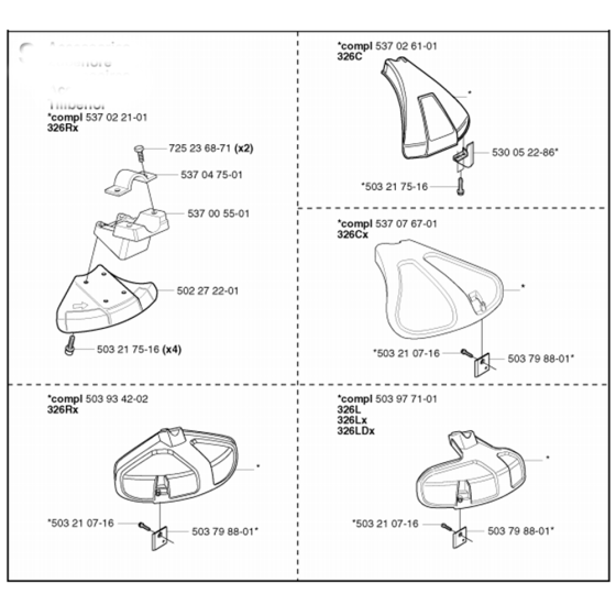 Husqvarna 326 C Accessories
