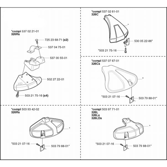 Husqvarna 326 CX Accessories