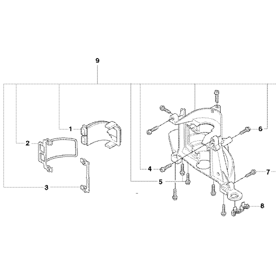 Crankcase Assembly for Husqvarna