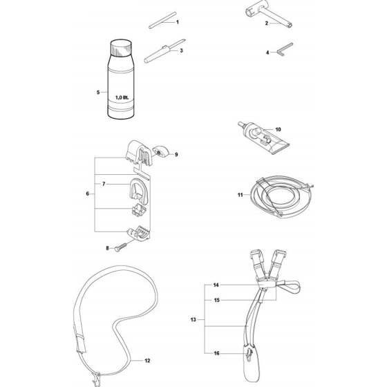 Husqvarna 326 LS Accessories