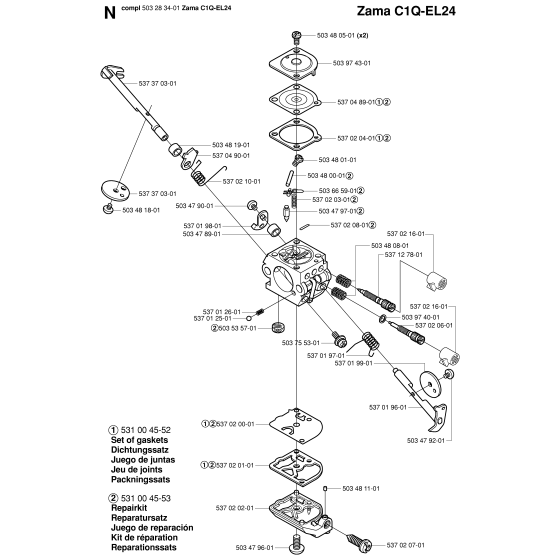 Carburetor Assembly for 326P