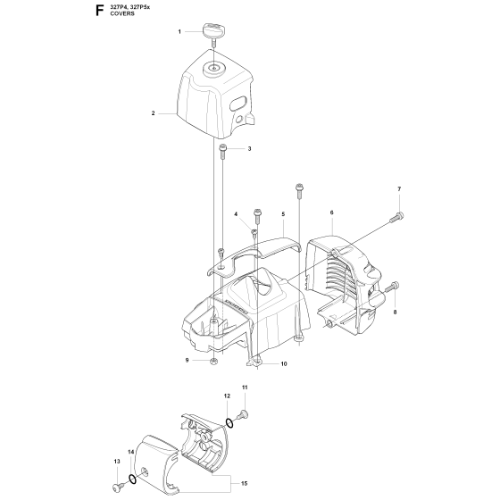 Cover Assembly for Husqvarna 327P