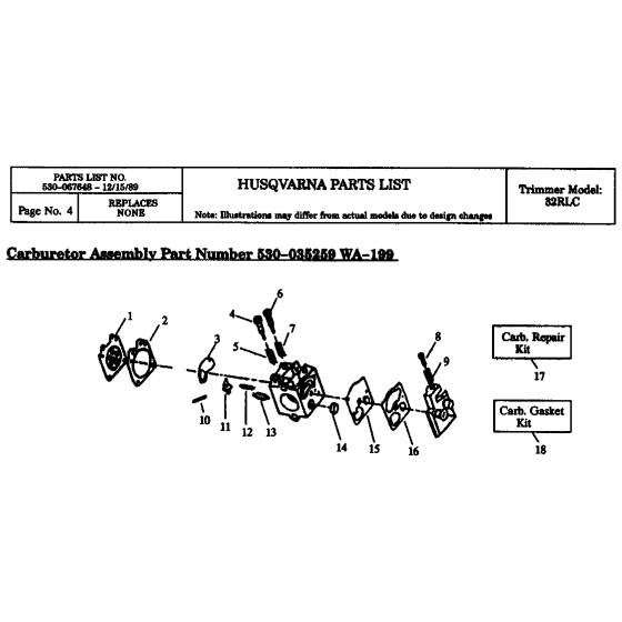 Carburetor Assembly for 32Rlc
