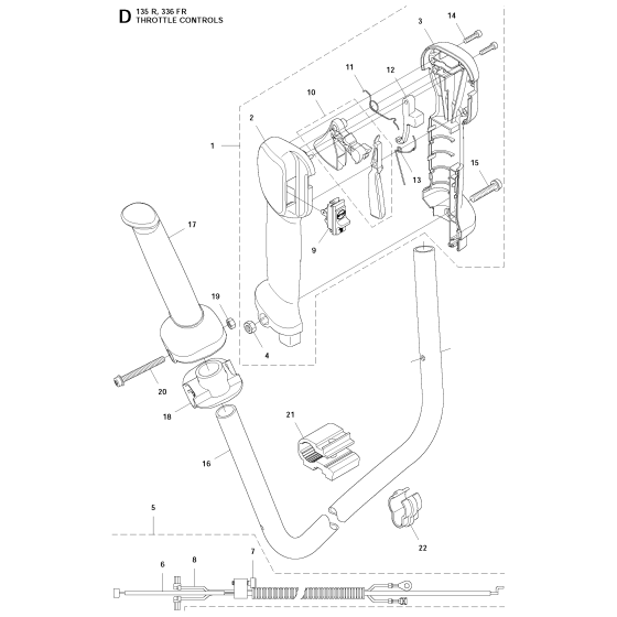 Throttle Controls for Husqvarna