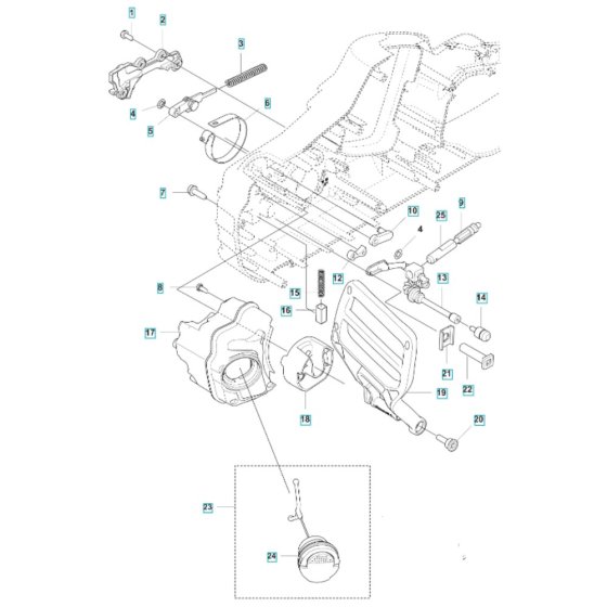 Chain Brake for Husqvarna 340i