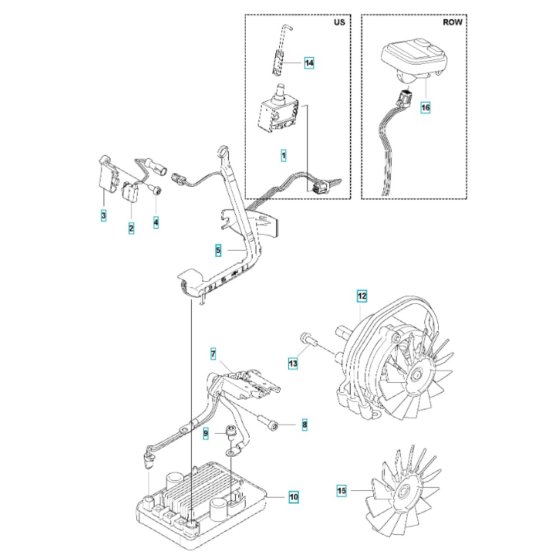 Electrical for Husqvarna 340i