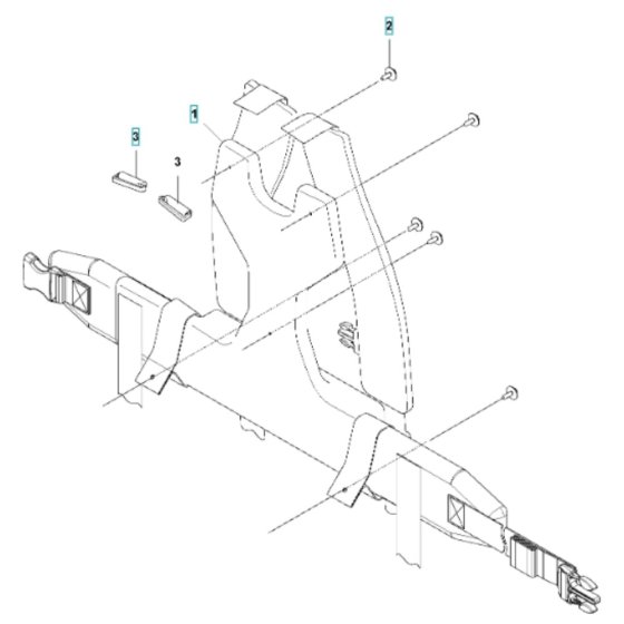 Harness for Husqvarna 340iBT