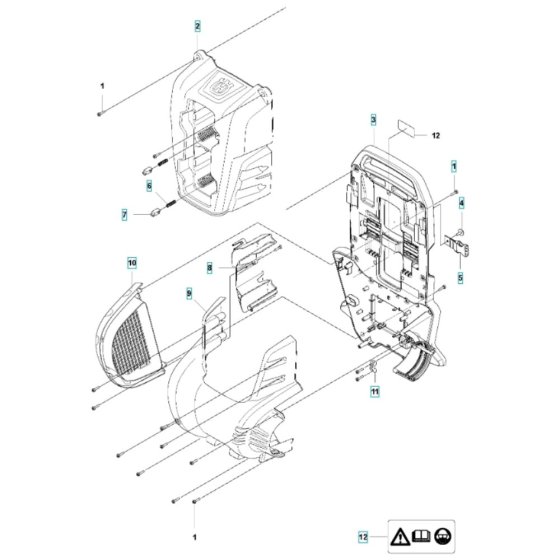 Housing for Husqvarna 340iBT