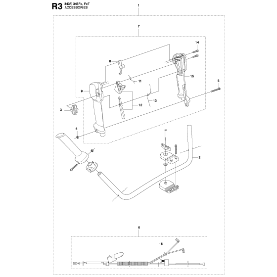 Accessories for Husqvarna 343F