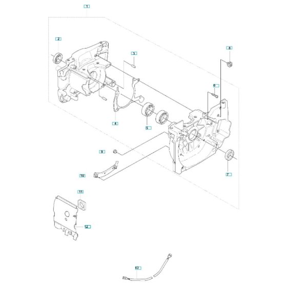 Crankcase Assembly for 343FRM