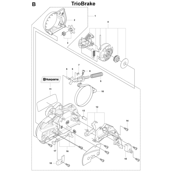 Chain Brake & Clutch Cover