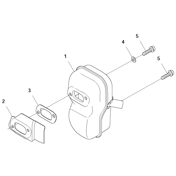 Muffler Assembly for 345FXt