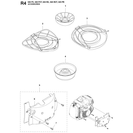 Accessories for Husqvarna 345FR