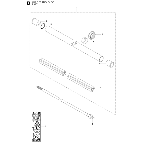 Shaft Assembly for Husqvarna