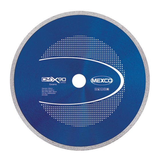 Mexco 230mm Diamond Blade Ceramic X90 Grade