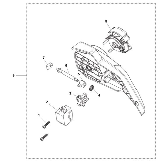 Clutch Cover for Husqvarna 350i