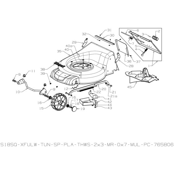 Deck Assembly for Masport 350ST