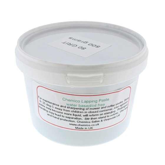 Back Lapping Paste Coarse 80 Grit - 500g