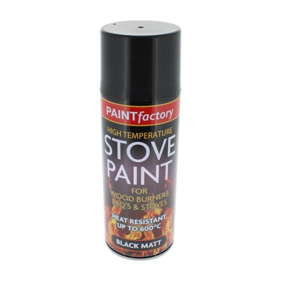 High Temperature Black Spray Paint - 400ml