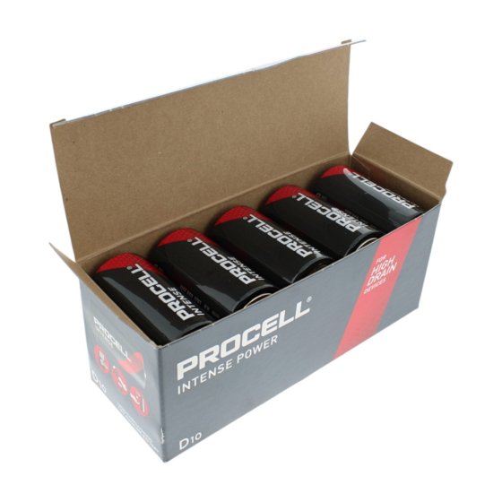 Duracell Industrial Professional Procell D Alkaline Batteries (Pack of 10)