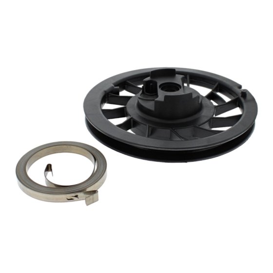Recoil Starter Pulley & Spring for Briggs & Stratton 097772, 097777 Engines - Replaces 498144