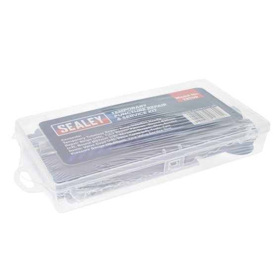 Temporary Puncture Repair & Service Kit by Sealey