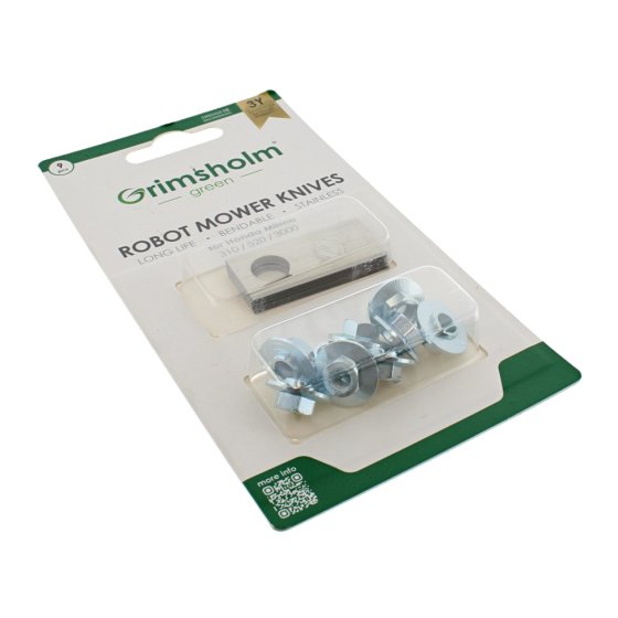 Blade Set for Honda Miimo Robotic Mowers (Pack of 9) - Replaces OEM No. 72511 VP7 915