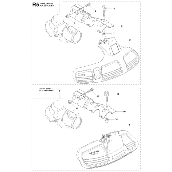 Accessories for Husqvarna 355FXT
