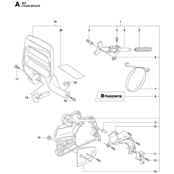 Chain Brake Assembly for 357XP