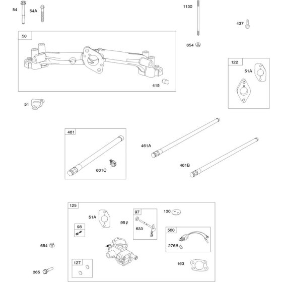 Carburettor Assembly for Briggs