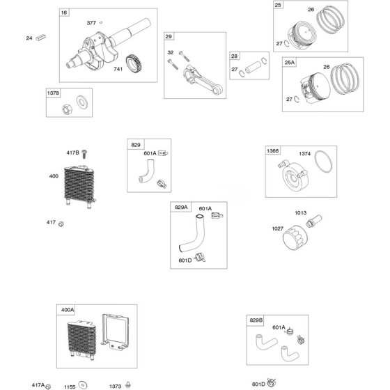 Crankshaft & Cylinder Assembly