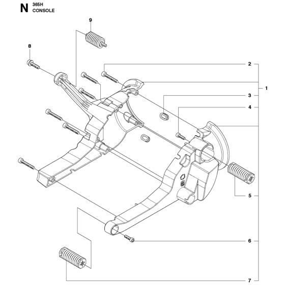 Console Assembly Husqvarna 365H