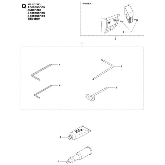 Husqvarna 365x-Torq Accessories