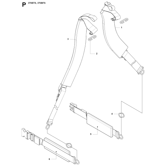Harness Assembly for Husqvarna 370BFS