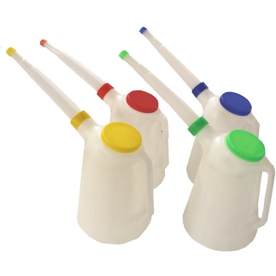 Oil Measuring Jug Set 5Litre - 4 Pack